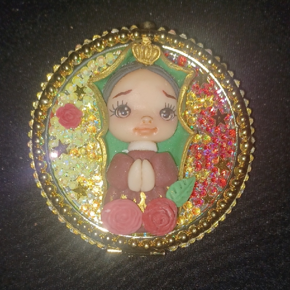 Colorful Decorative Compact Mirror